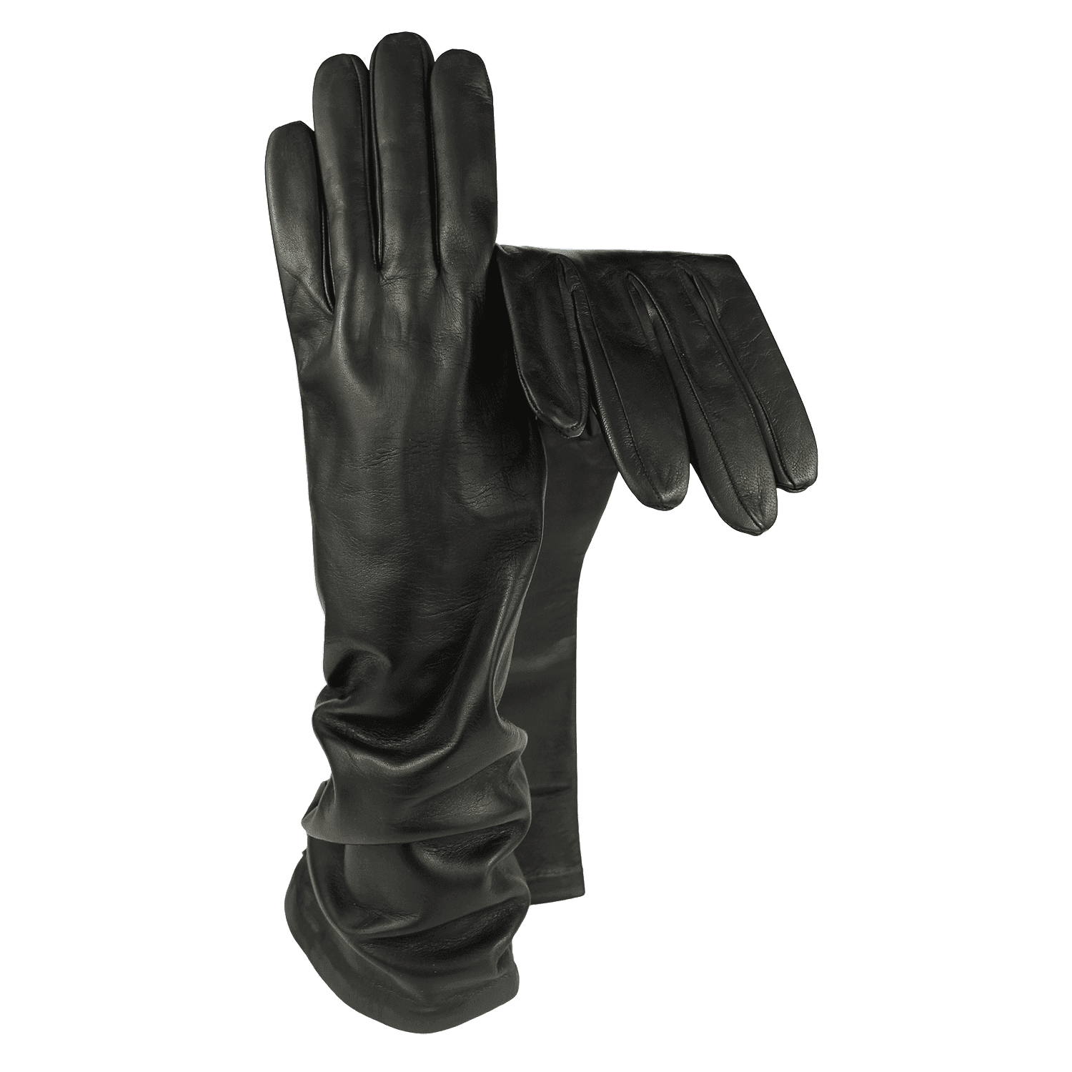 Guanto-Donna-Nappa-Lungo-Nero