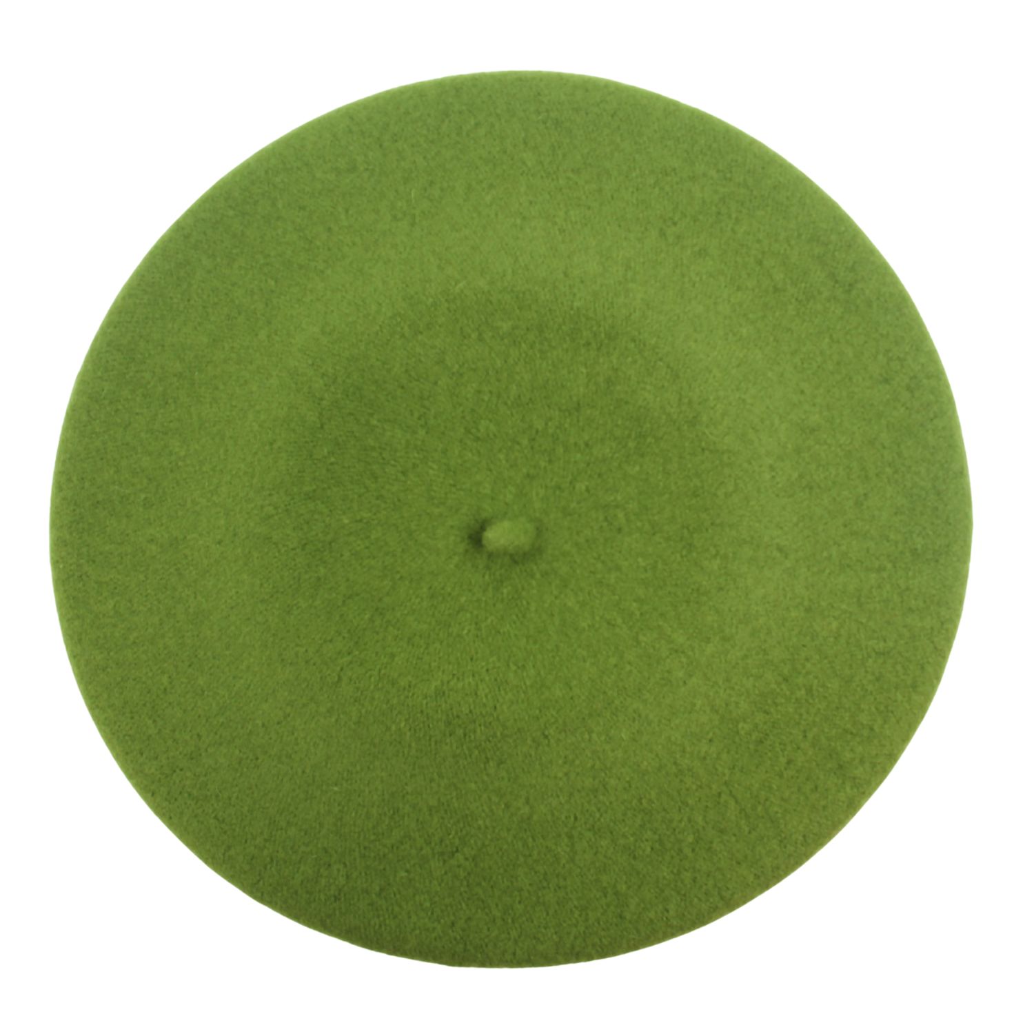 Cappello-modello-basco-in-pura-lana-colore-verde-prato