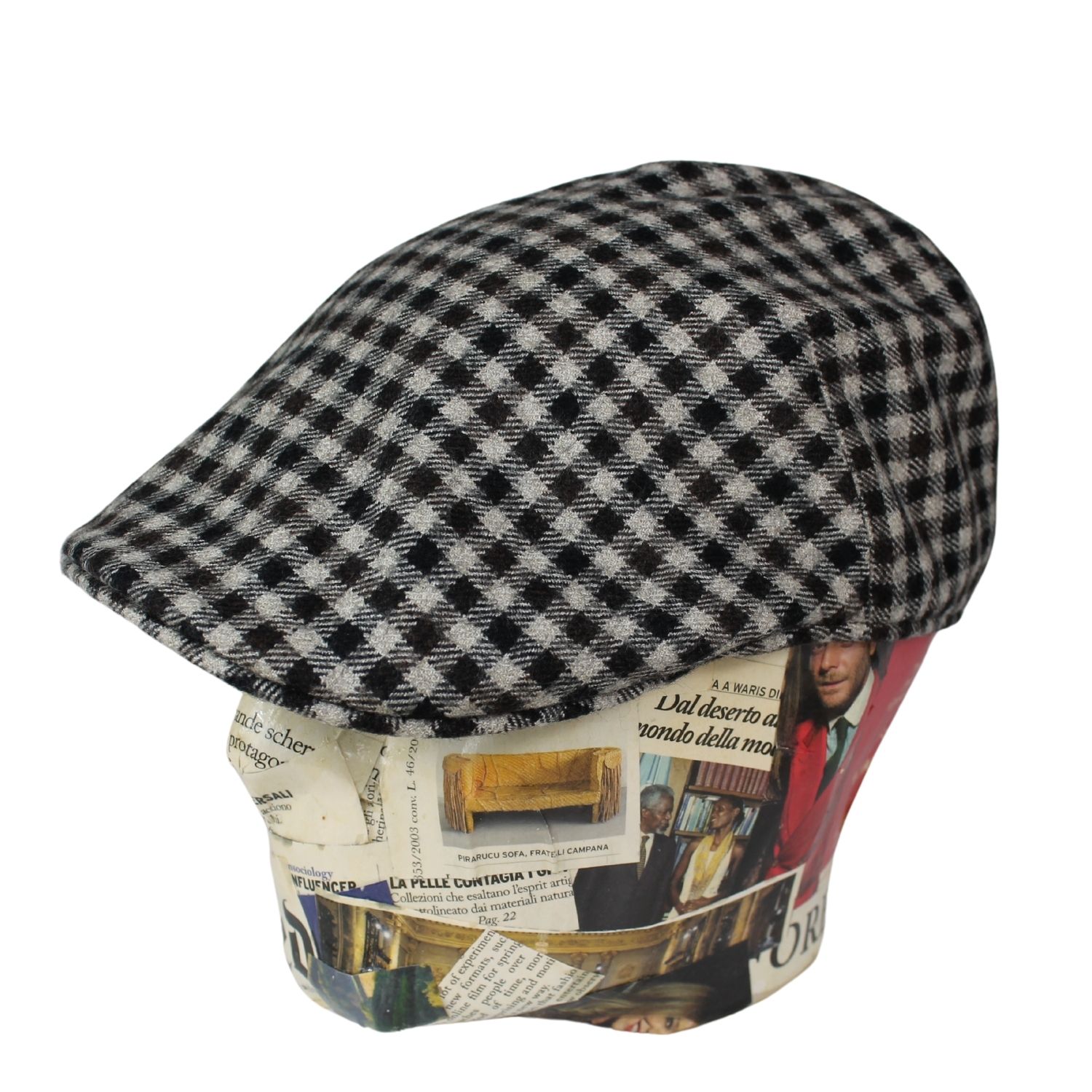 coppola-uomo-in-tessuto-di-lana-fantasia-pied-de-poule