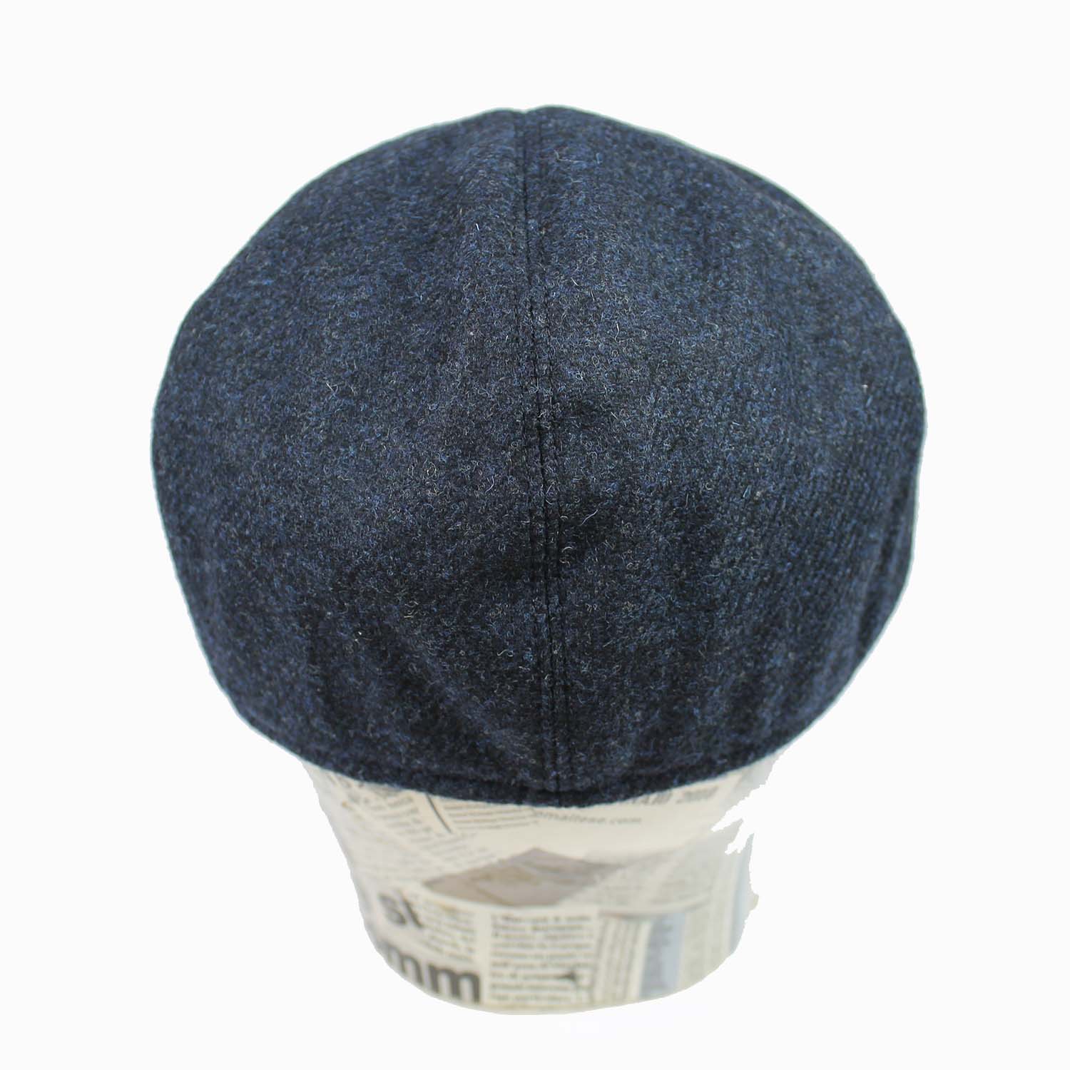 berretto-uomo-modello-coppola-in-harris-tweed-colore-blu