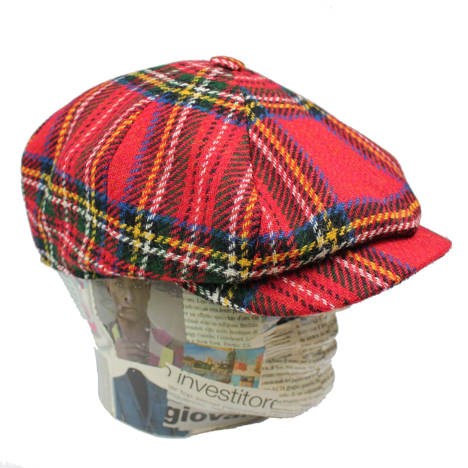 berretto-a-spicchi-modello-newsboy-in-tessuto-di-lana-fantasia-scozzese-coppola-uomo