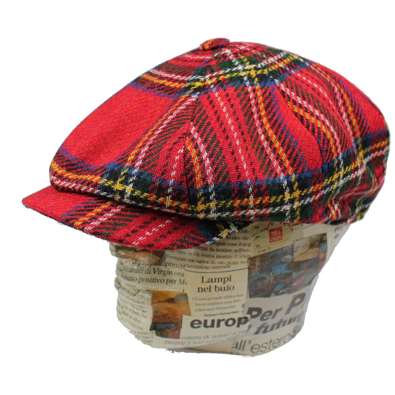 berretto-a-spicchi-modello-newsboy-in-tessuto-di-lana-fantasia-scozzese-coppola-uomo