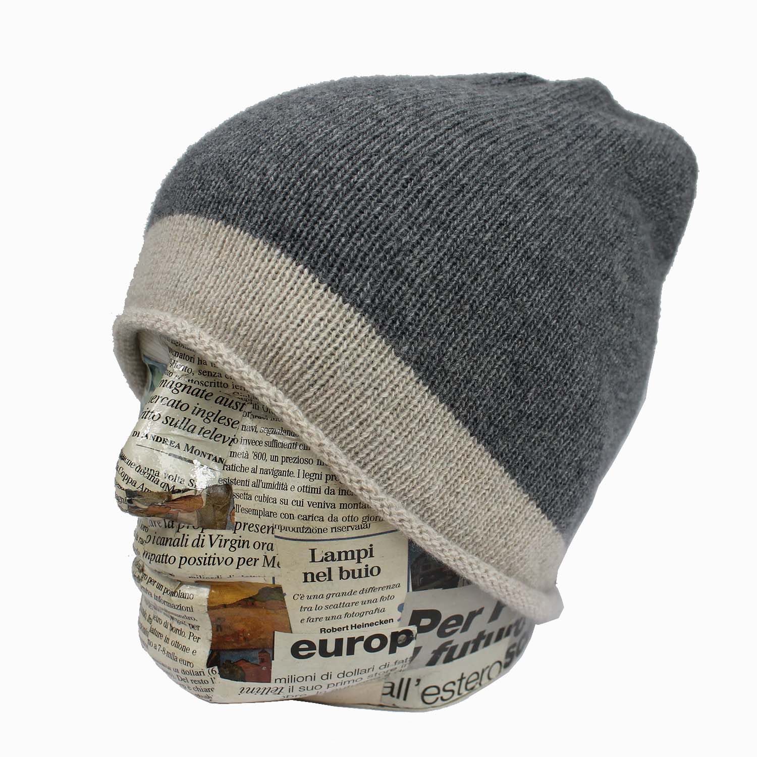 berretto-allungato-modello-beanie-hat-in-lana-e-cashmere-bicolore-grigio-e-beige