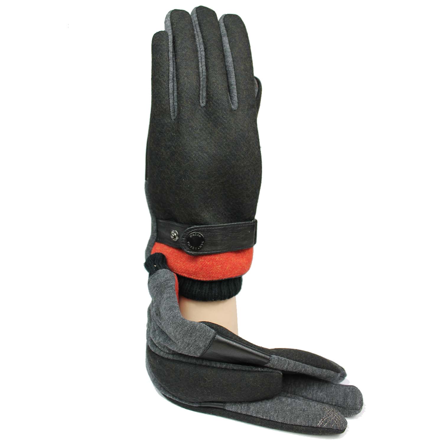 guanto-uomo-touch-in-tessuto-colore-colore-verde-e-grigio