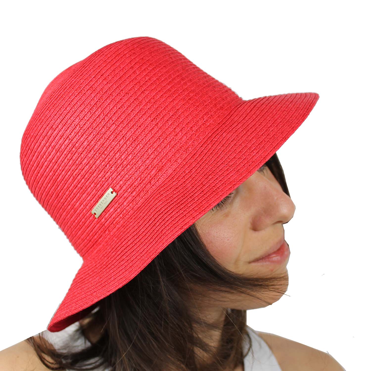 cappello-donna-in-paglia-di-carta-arrotolabile-colore-rosso