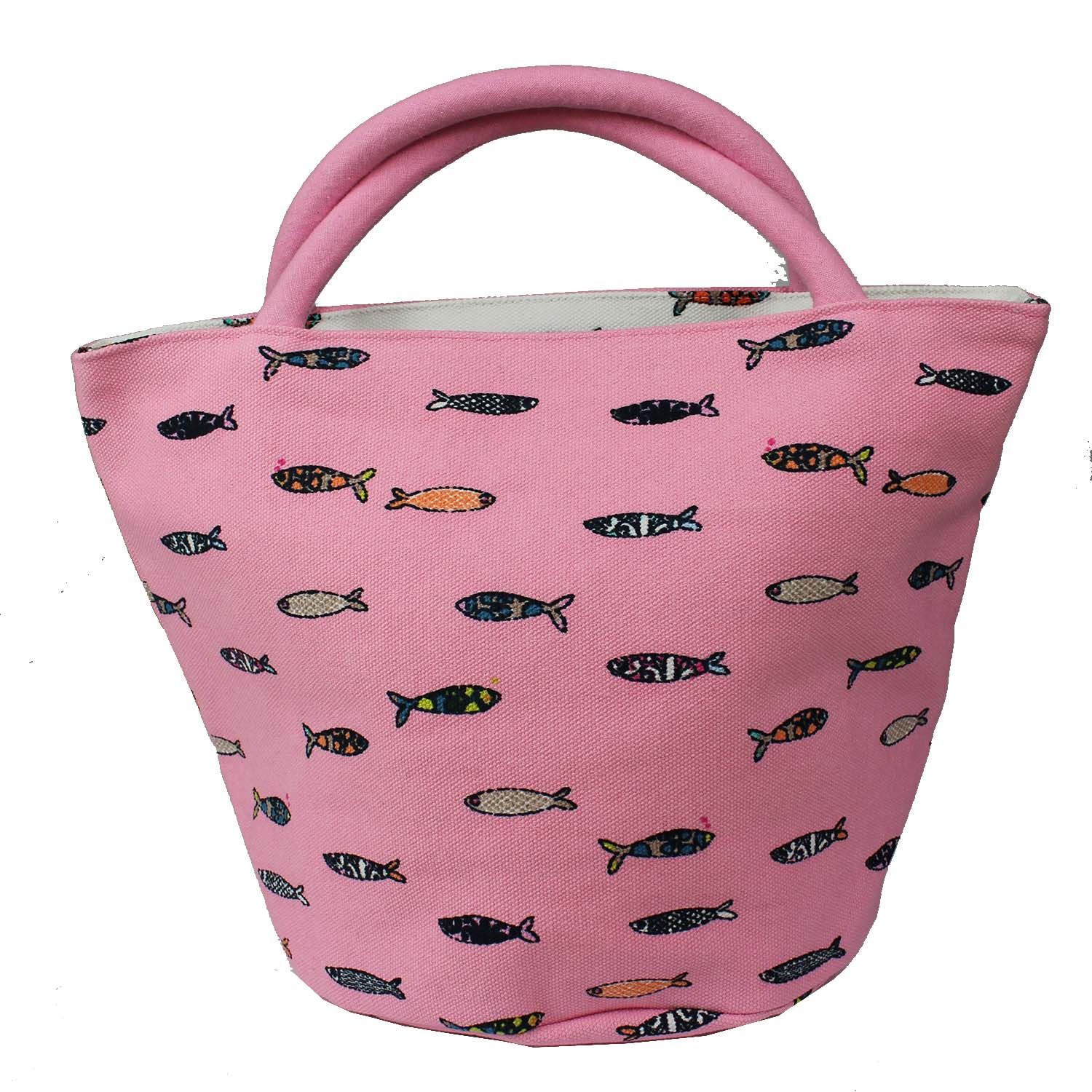 borsa-estiva-con-manici-fantasia-disegno-sardine-colore-rosa-e-bianco-reversibile