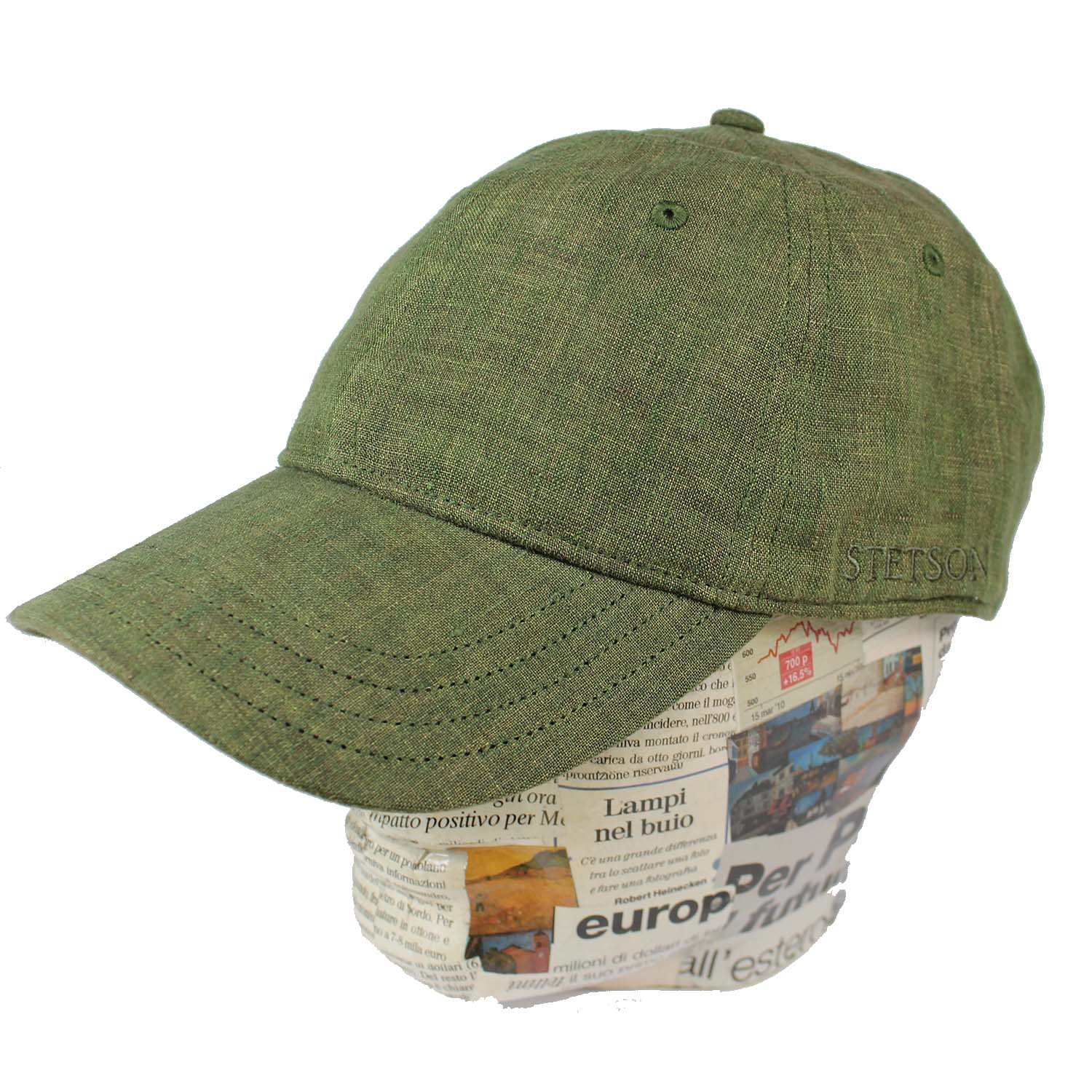 cappello-baseball-marchio-stetson-in-lino-colore-verde