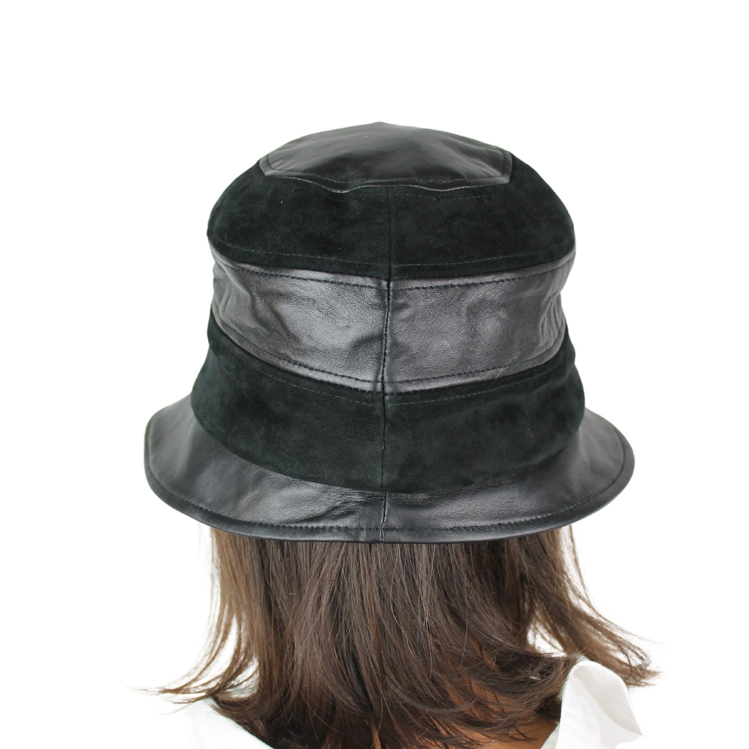 bucket-hat-da-donna-in-pelle-colore-nero