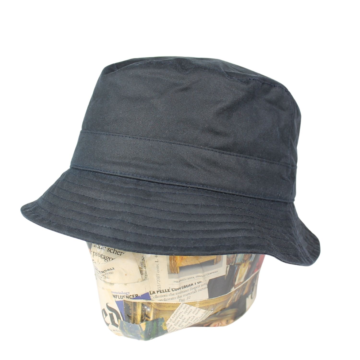 cappello-da-pescatore-uomo-bucket-hat-cerato-colore-blu