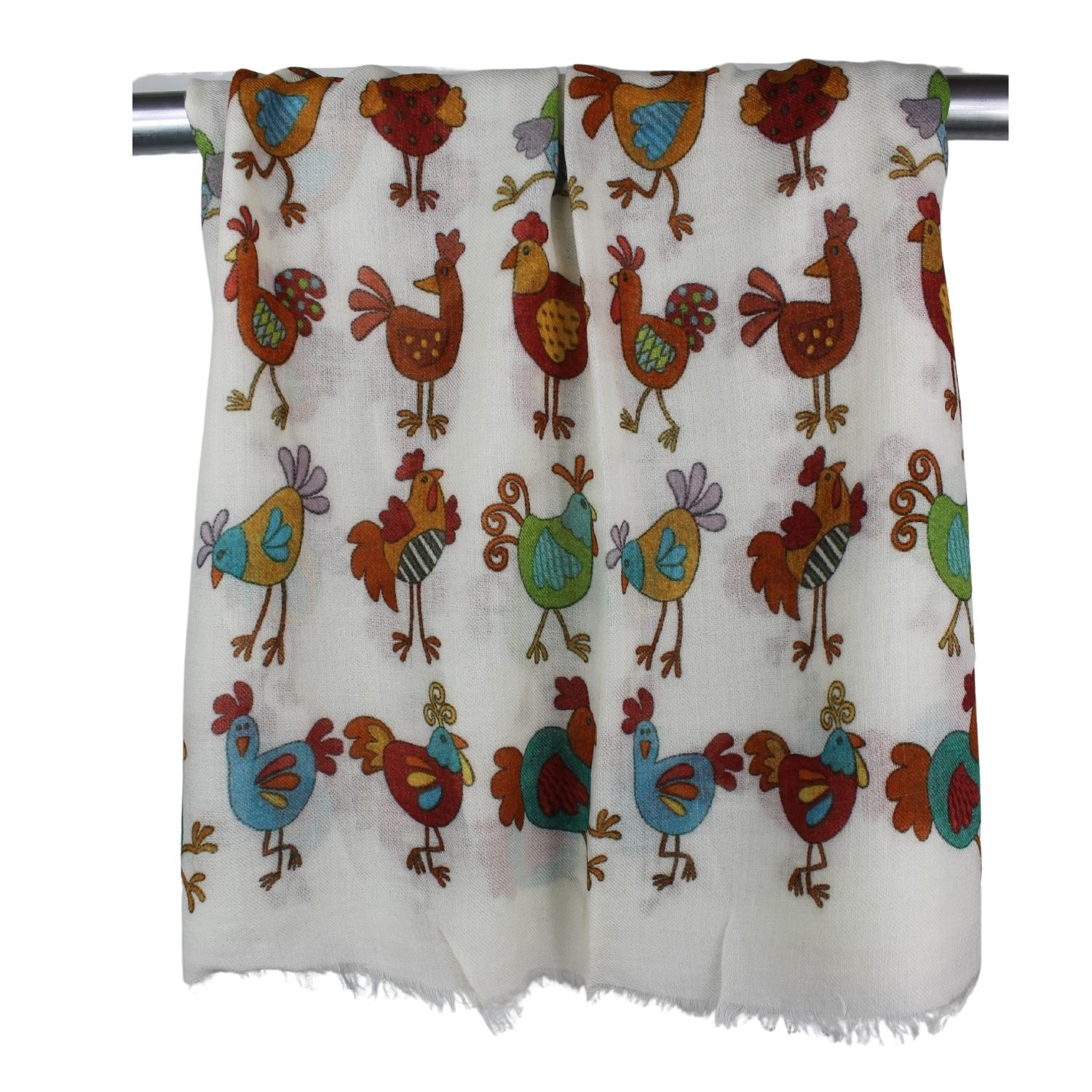 sciarpa-donna-in-pura-lana-fantasia-disegno-galline-colore-panna