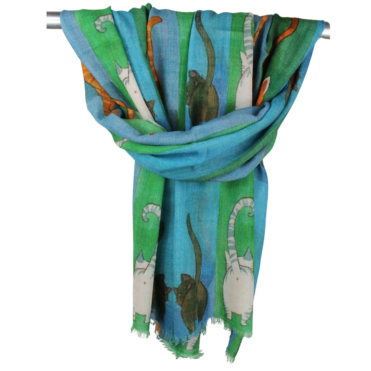 sciarpa-donna-in-pura-lana-fantasia-disegno-gatti-multicolore