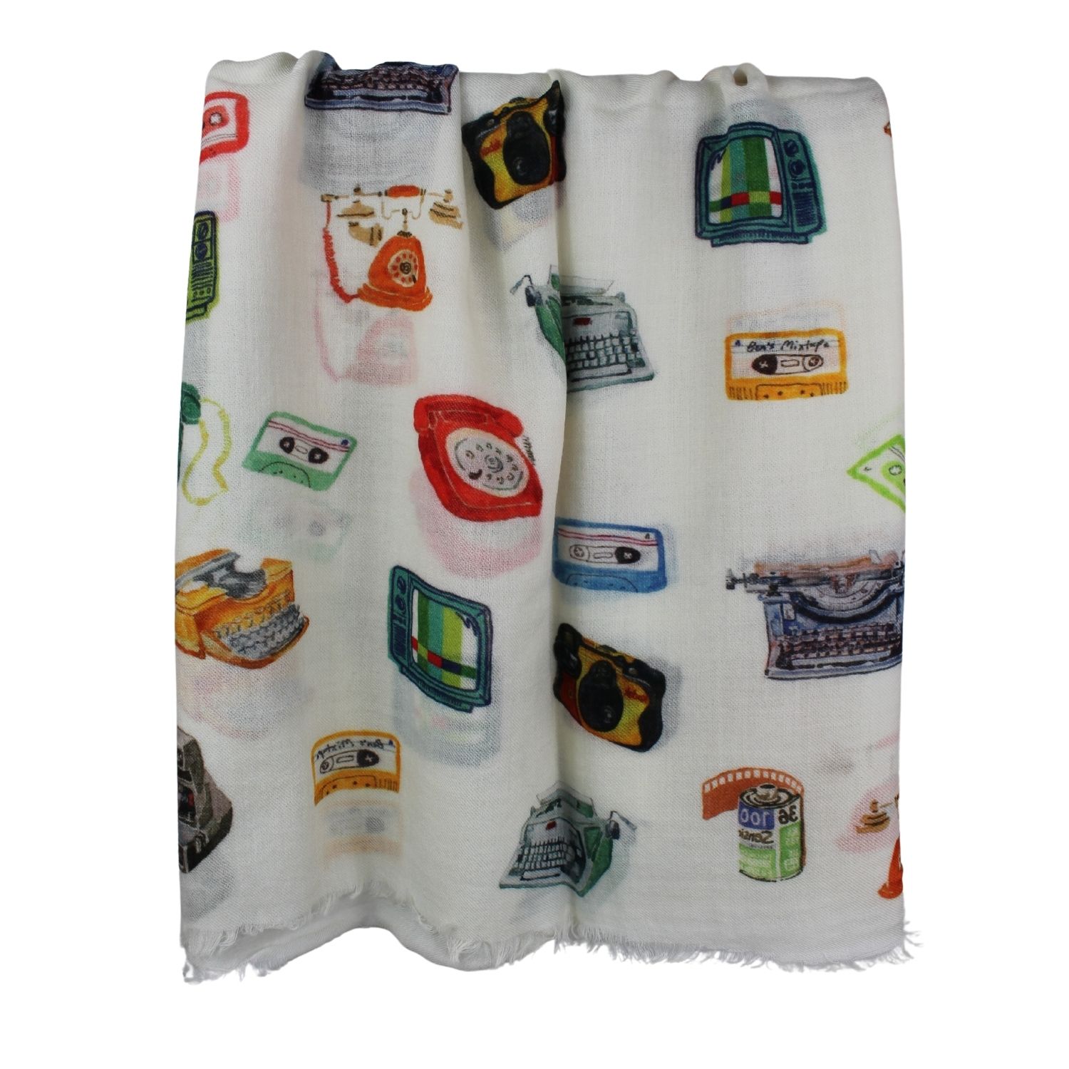 sciarpa-in-lana-fantasia-disegno-oggetti-vintage-colore-panna