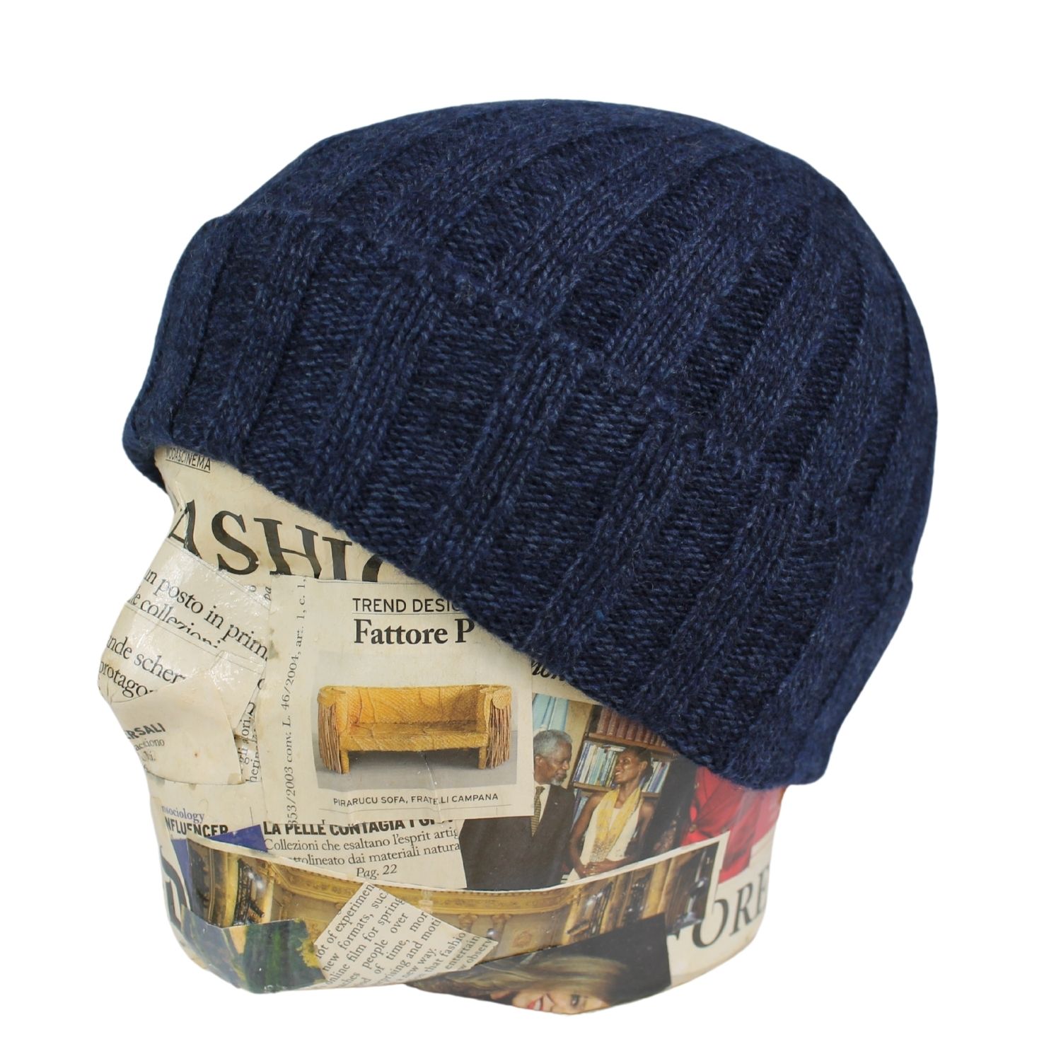 berretto-uomo-lana-e-cashmere-colore-blu-melange