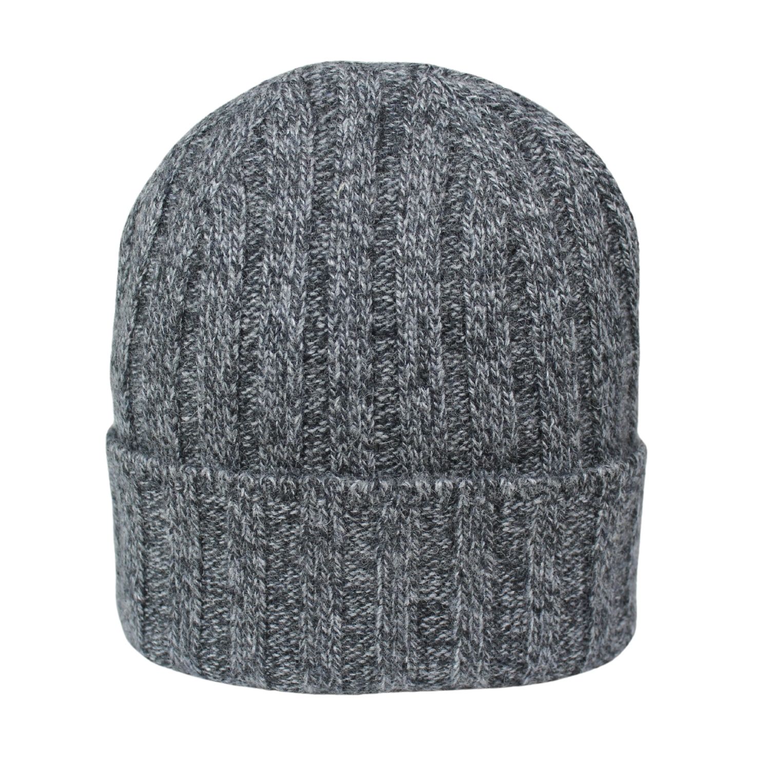 berretto-uomo-lana-e-cashmere-colore-antracite-melange