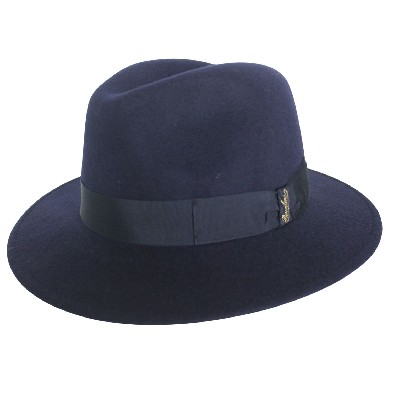 cappello Borsalino modello Macho in feltro di lana colore blu