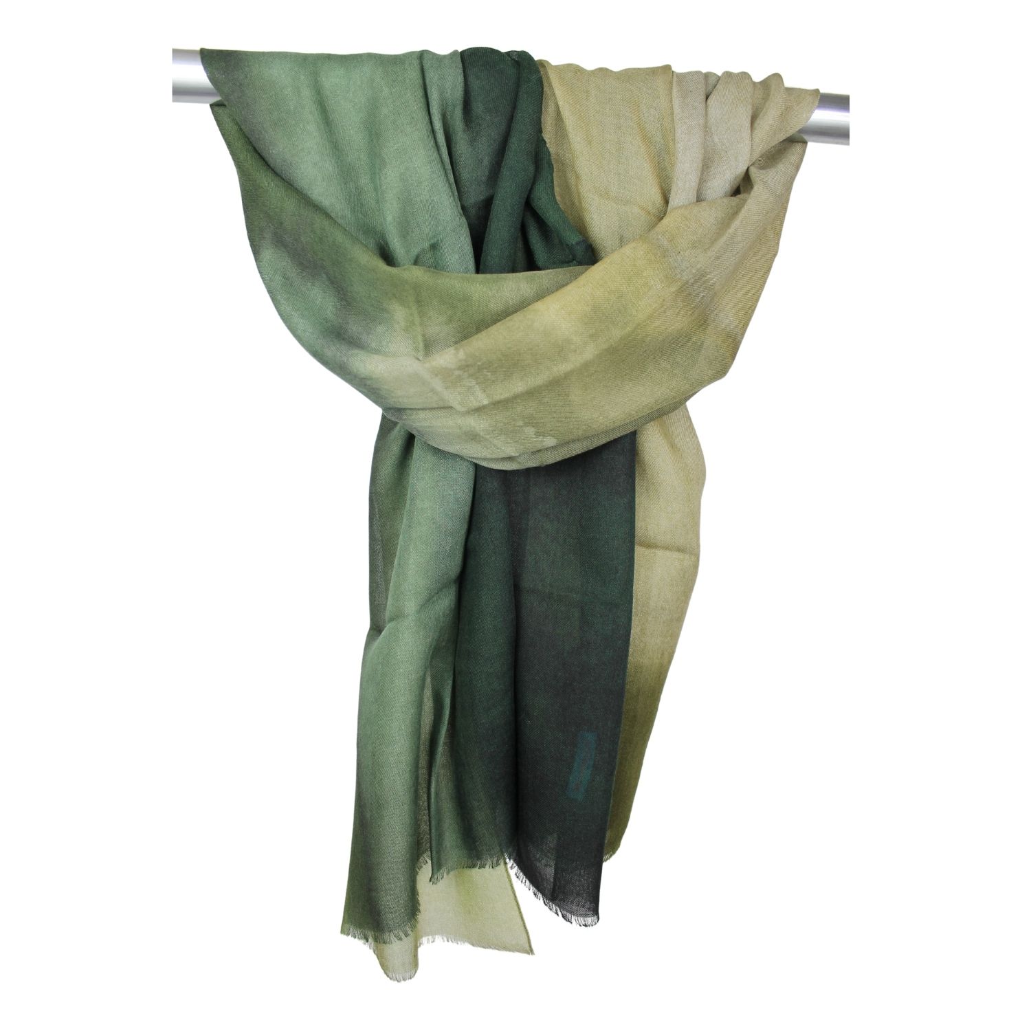 stola-pura-lana-fine-sfumature-verde