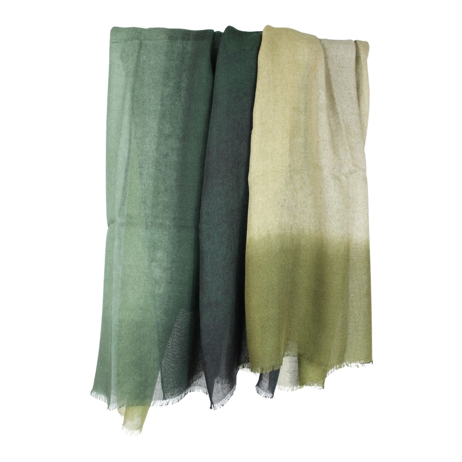 stola-pura-lana-fine-sfumature-verde