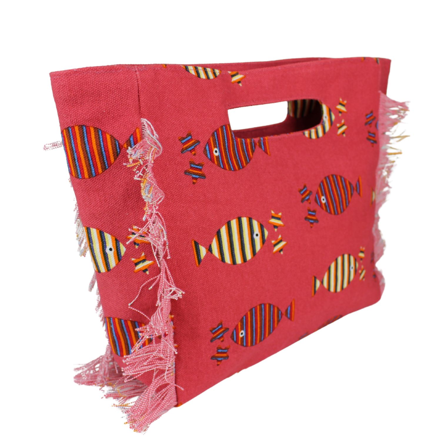 borsa-mini-sfrangiata-estiva-a-mano-fantasia-disegno-pesci-colore-rosso