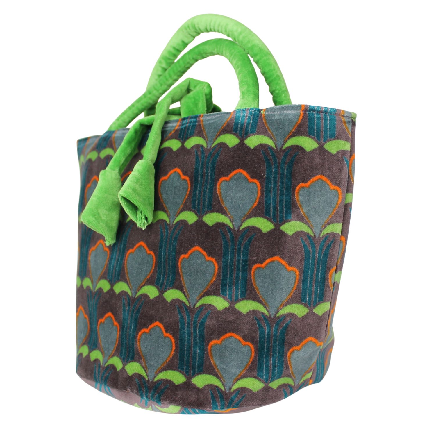 borsa-con-manici-in-velluto-fantasia-disegno-petali-colore-tortora