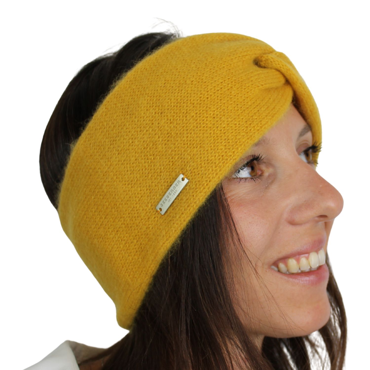 fascia-per-la-testa-in-puro-cashmere-colore-giallo-mais