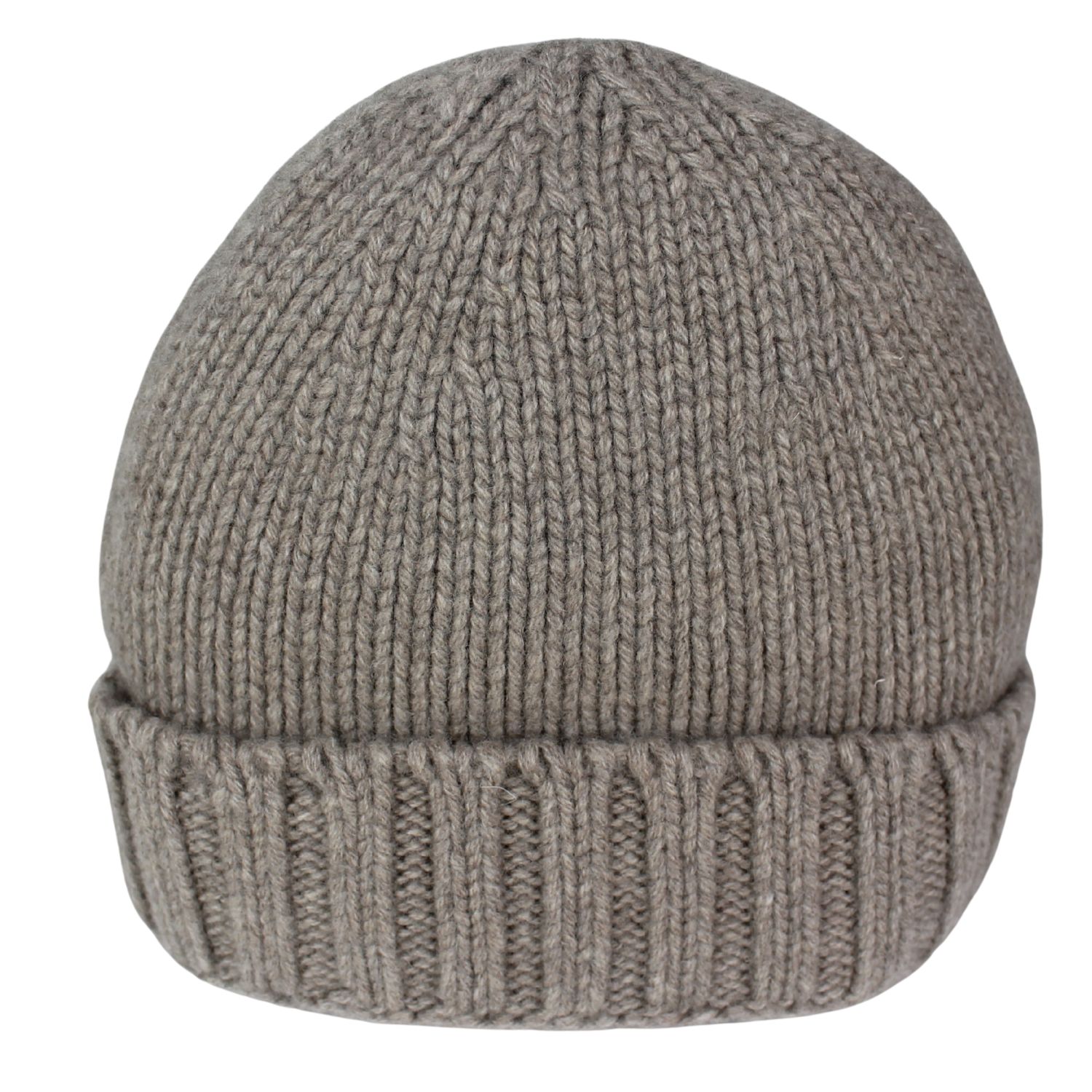 berretto in puro cashmere 3 fili colore beige