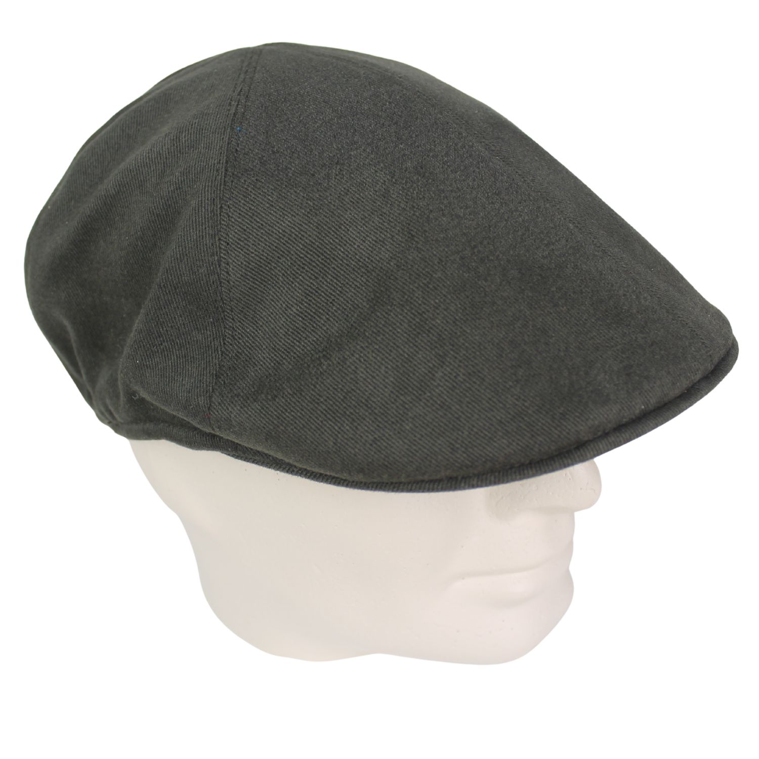 berretto uomo a spicchi in fustagno foderato colore marrone