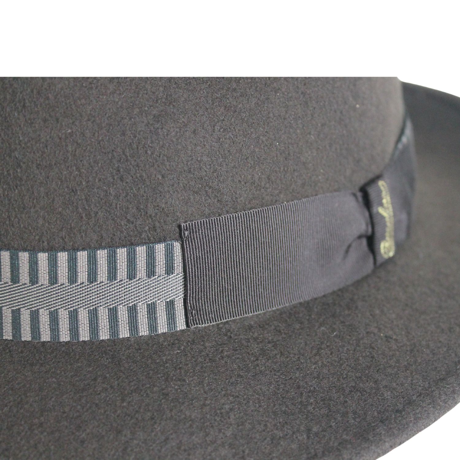 cappello borsalino modello federico in feltro di lana colore marrone