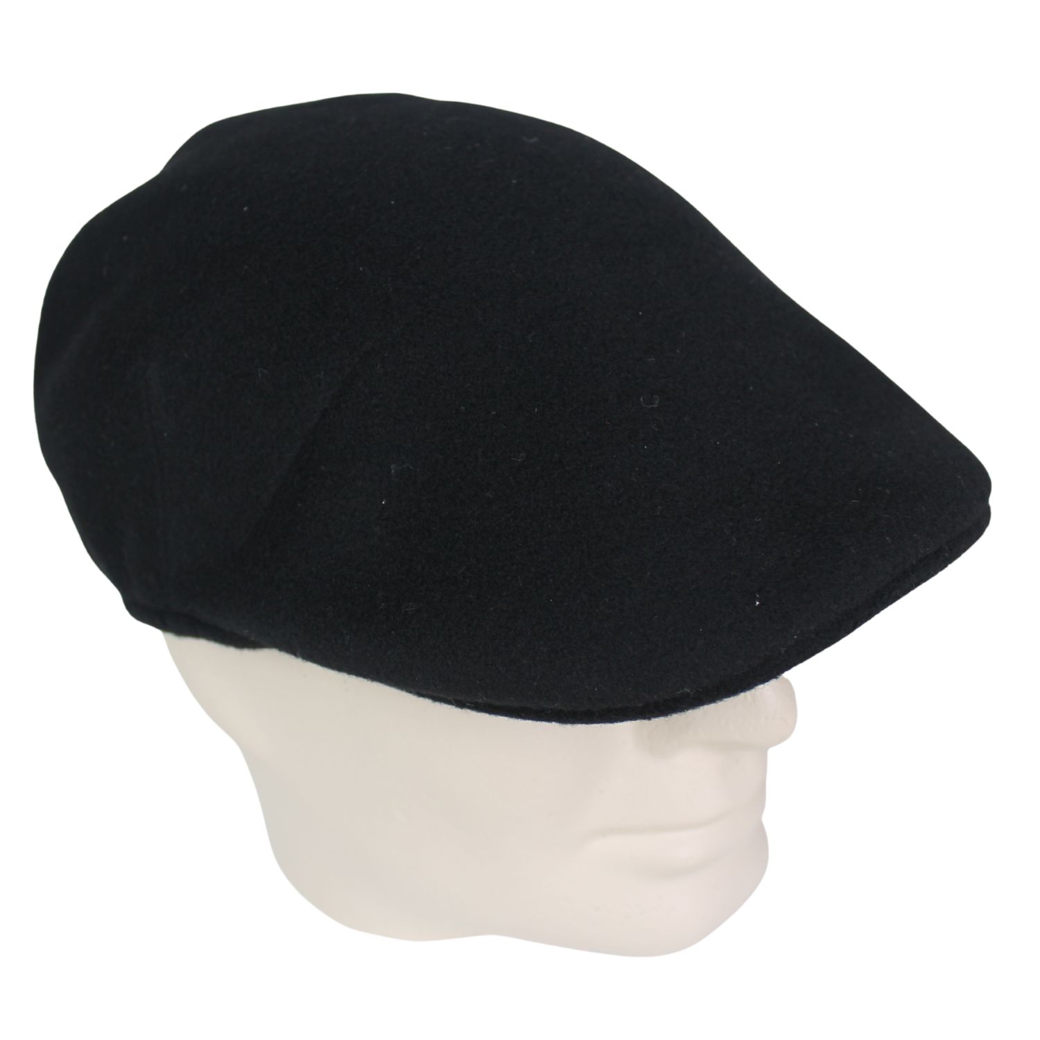 coppola uomo in panno di lana e cashmere colore nero