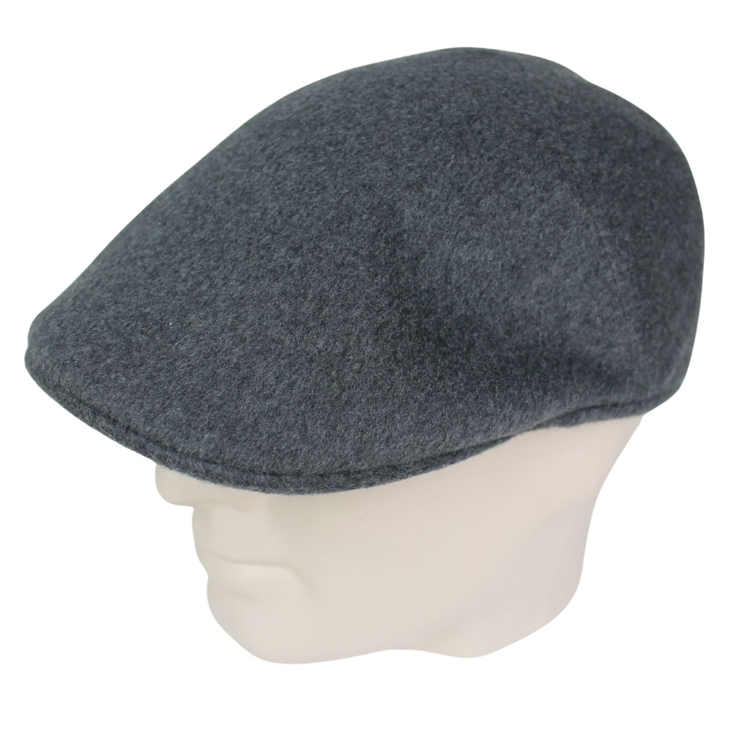 coppola uomo in panno di lana idrorepellente e cashmere colore grigio