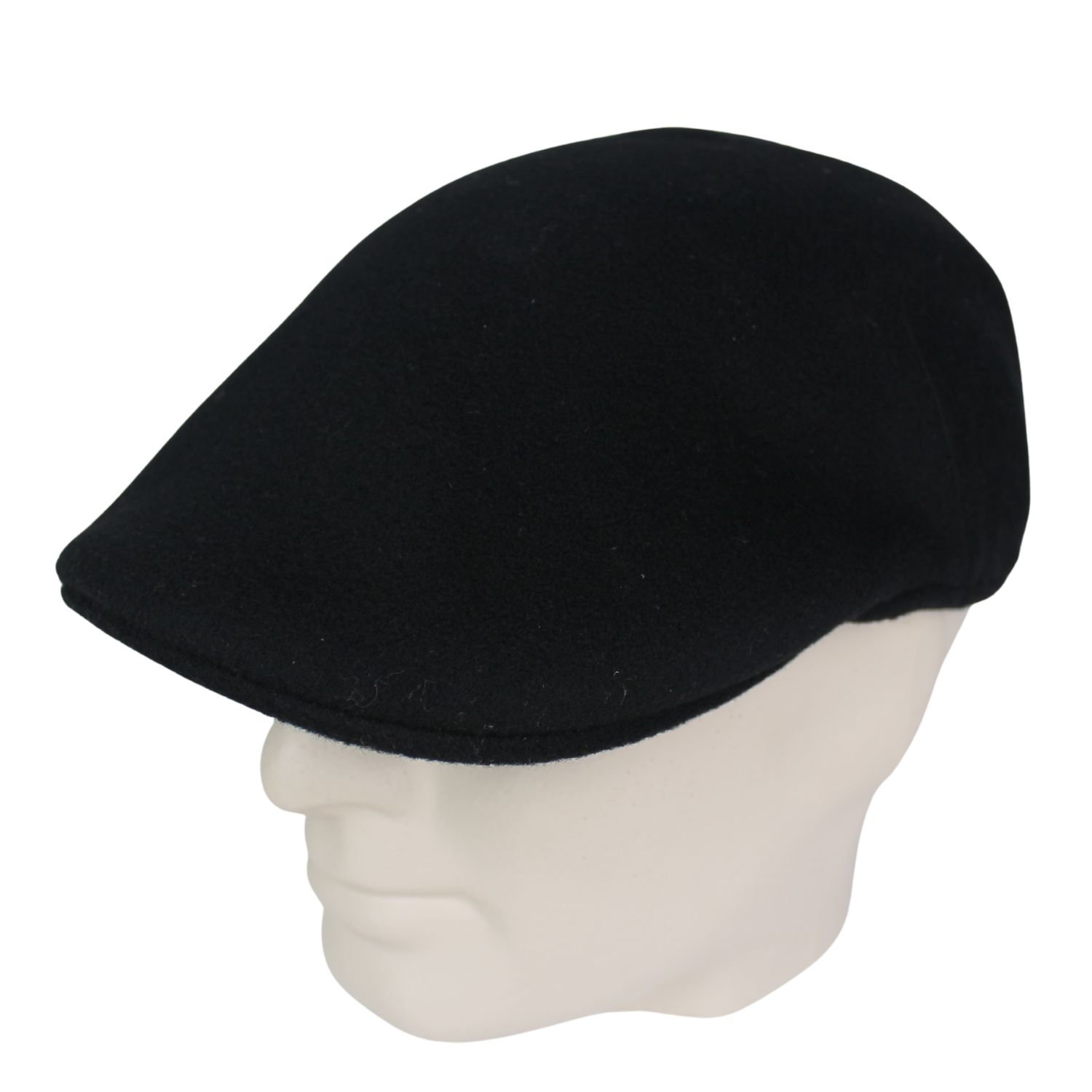 coppola uomo in panno di lana e cashmere colore nero