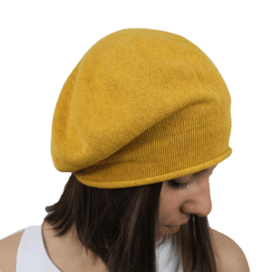 basco-donna-in-puro-cotone-colore-giallo-mais-cappello-morbido-taglia-unica