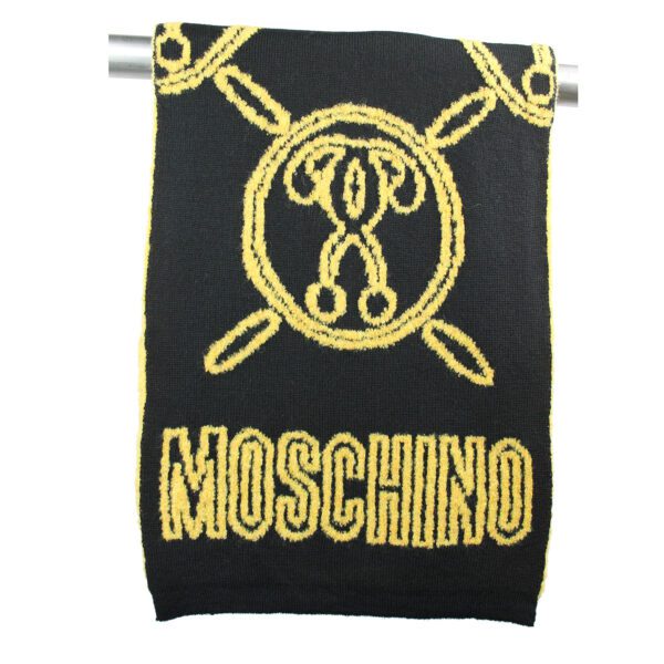 Sciarpa-Moschino-Scritte-Gialla-Foto2
