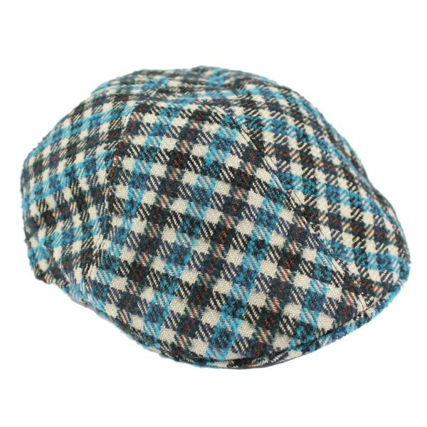Berretto-T-Quadri-Turchese