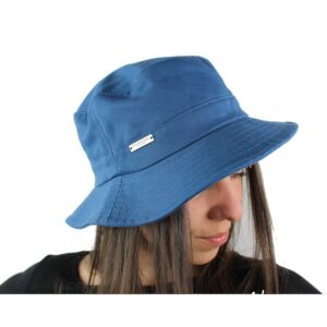bucket-hat-in-puro-cotone-colore-avio-cappello-da-pescatore-donna-estivo