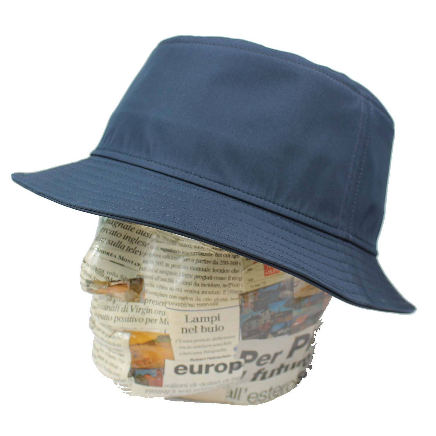 Cappello da pescatore per la pioggia blu, Tiburli