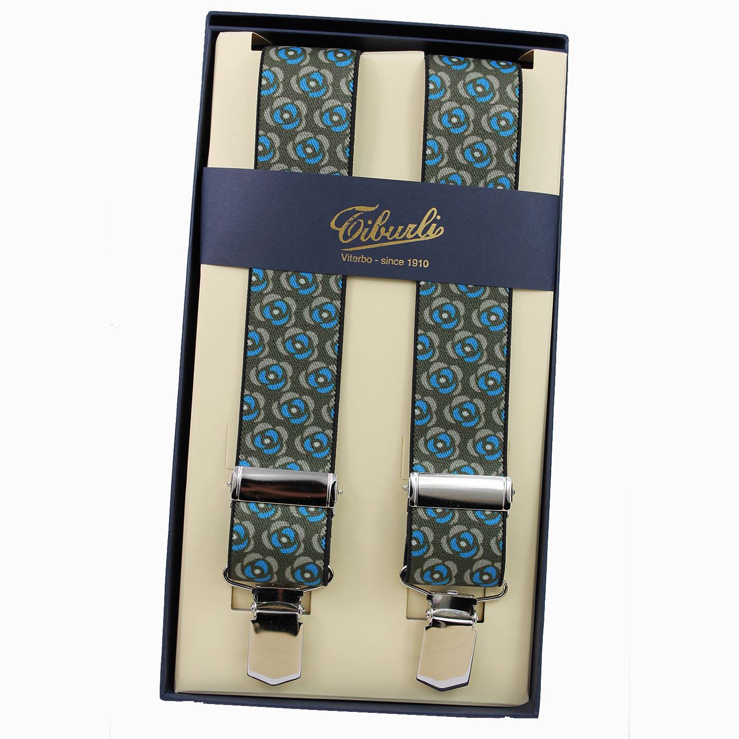 bretelle-staccali-da-uomo-in-elastico-a-fantasia-fiori-verde-militare-e-azzurro