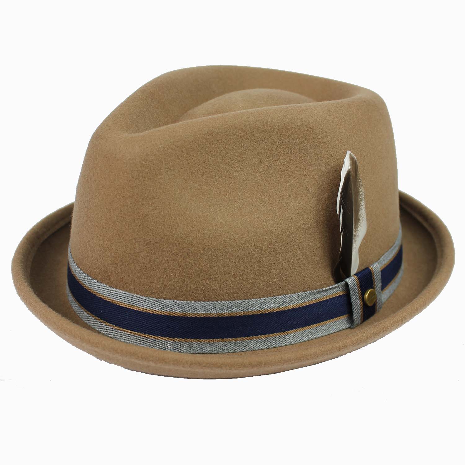 cappello-uomo-marchio-stetson-modello-pork-pie-colore-cammello
